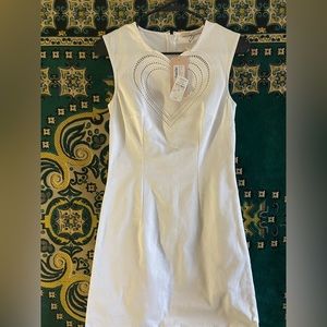 Christopher Kane heart embroidered detail dress